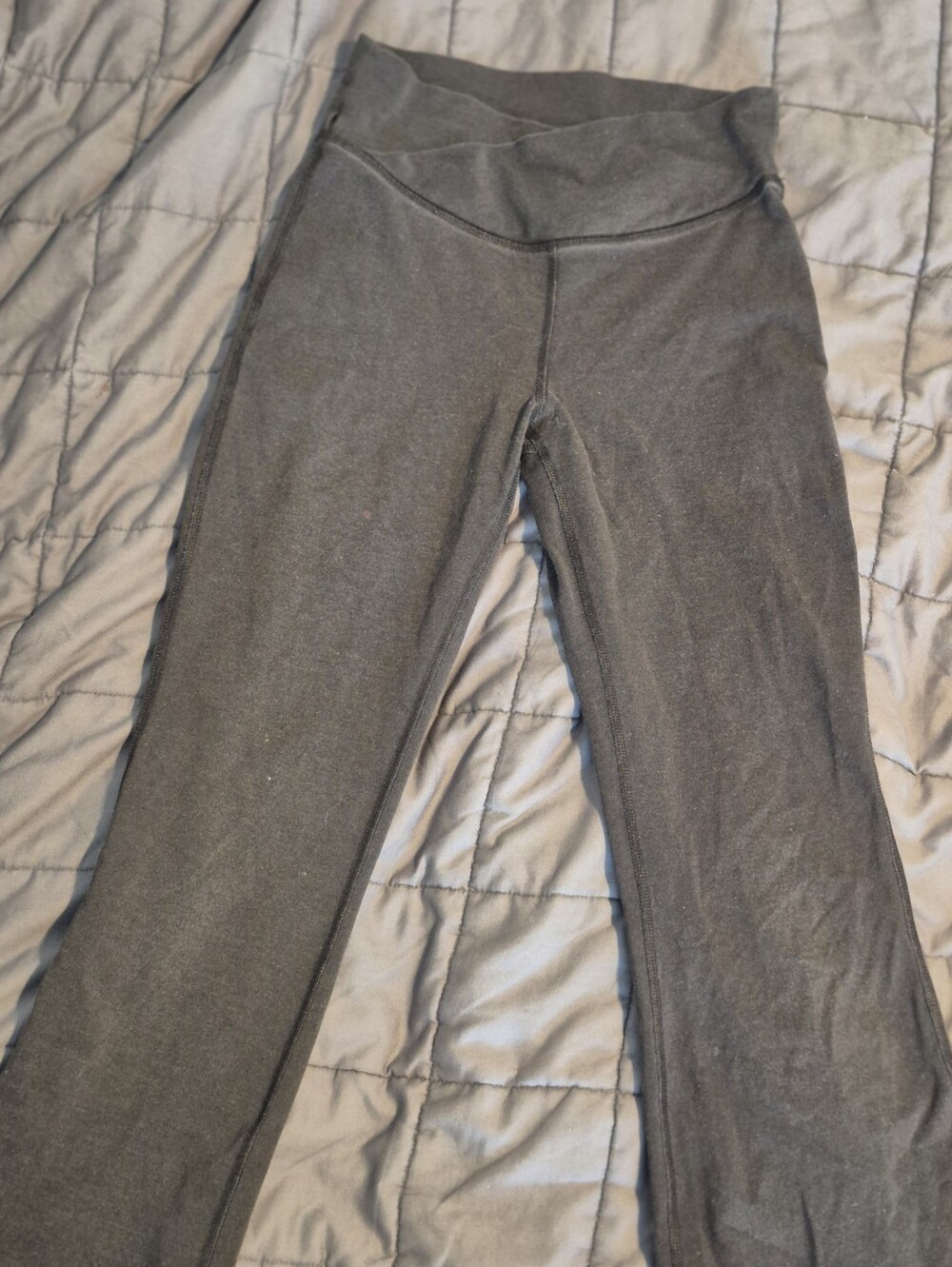 Women's High-Waist Flare Yoga Pants - Charcoal